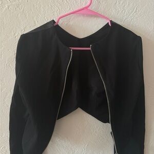 Nicholas leather mini jacket